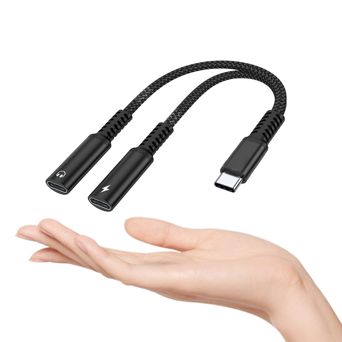 Earphone Splitter Jack - 2'si 1 Arada USB C Splitter,