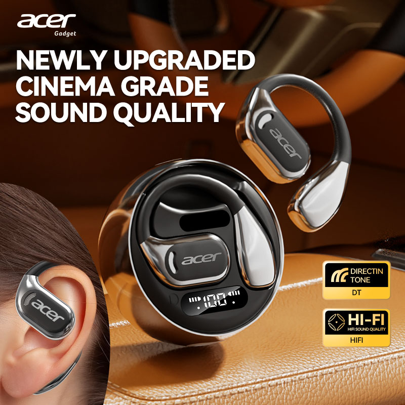 Sports Earphone Hook - 【Acer 510】Kulak Kancası Tasarımlı Ows Kablosuz