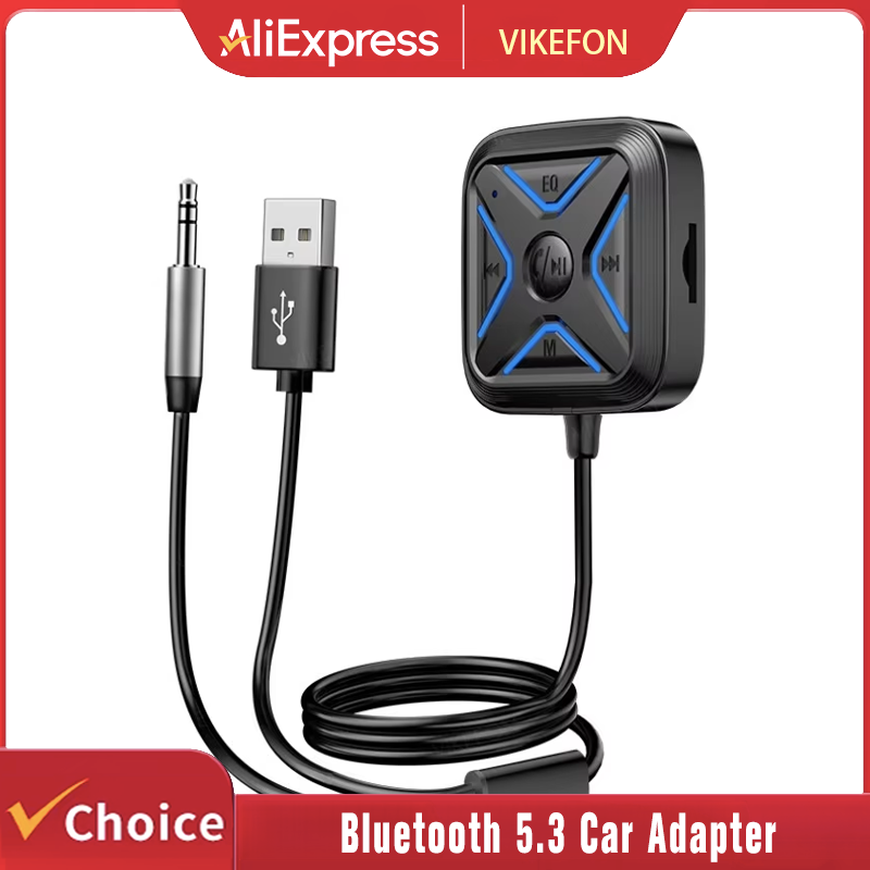 Bluetooth Adapter Receiver - Evrensel Bluetooth 5.3 Araç Adaptörü 3.5mm