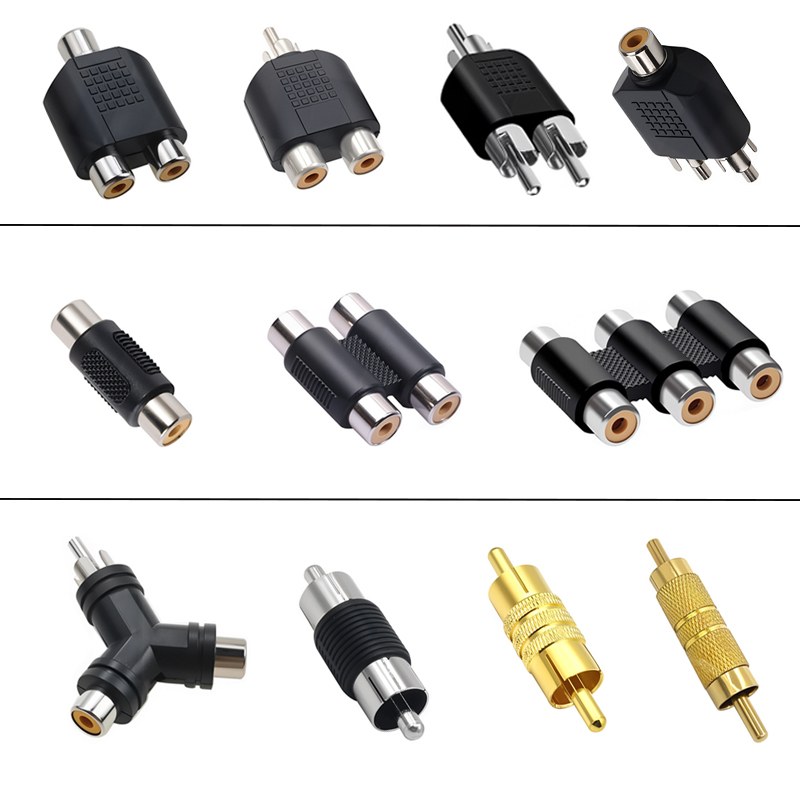 Audio Splitter Y - 5 adet RCA Jack dişi erkeğe