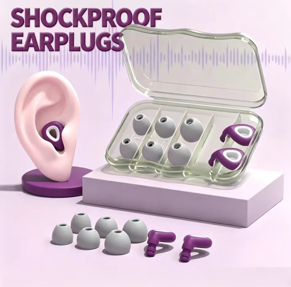 Silicone Ear Tip Replacement - ES300-Yumuşak Silikon Gürültü Azaltıcı Kulak Tıkaçları
