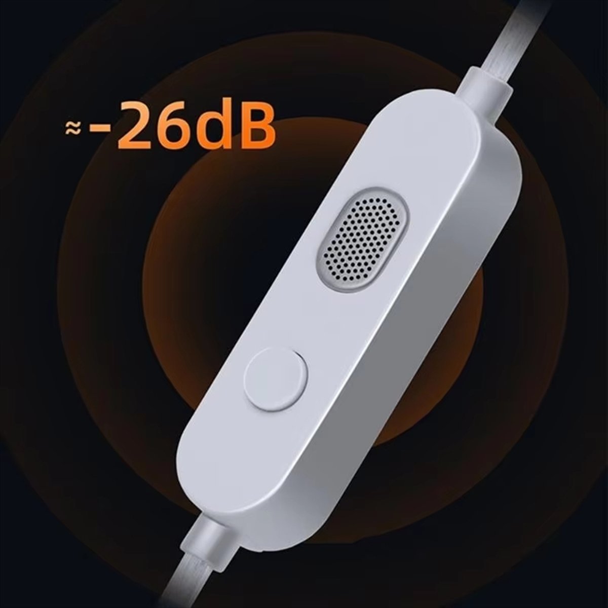 Wired Earphone Mic - ABAN Kulaklık Kablosu M2 Çift Mikrofonlu