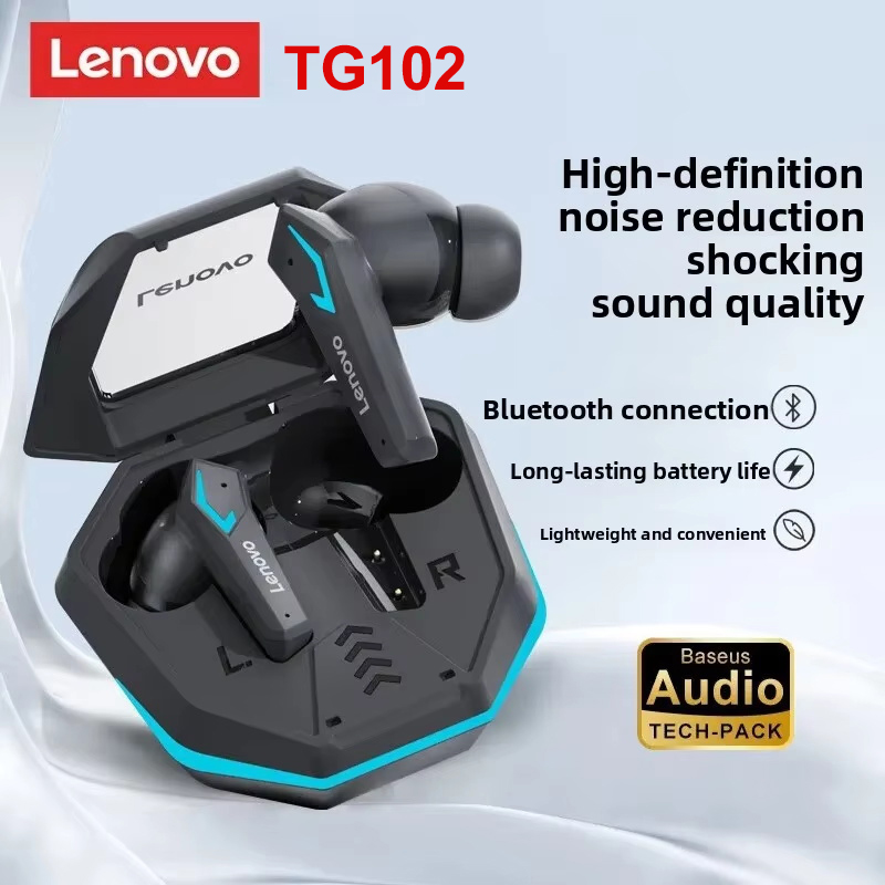 Gaming Headset Rgb - Lenovo TG102 Oyun Kablosuz Kulaklıkları Bluetooth5.4