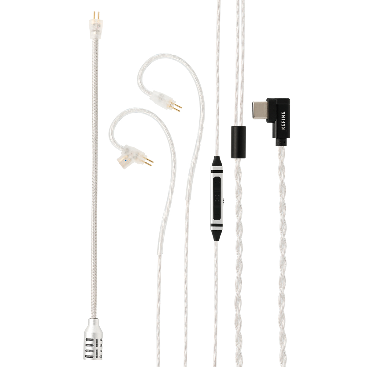 Wired Earphone Mic - HiFi Kablolu Kulaklık için Kefine Oyun