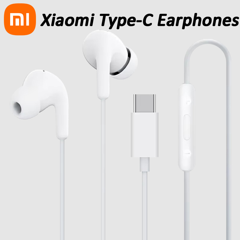 Wired Earphone Mic - 2025 Yeni Orijinal Xiaomi Type-C Kulaklıklar