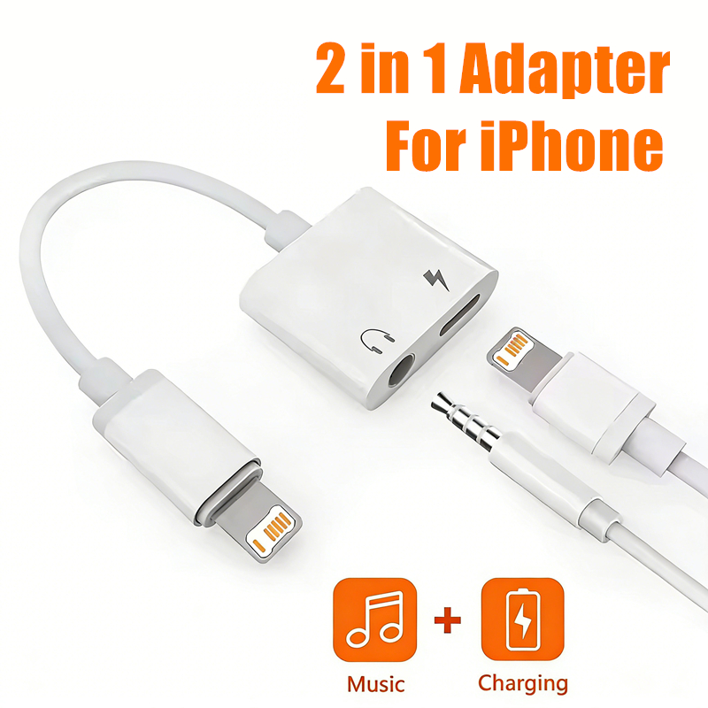 Earphone Splitter Jack - iPhone 11 12 13 14 Pro