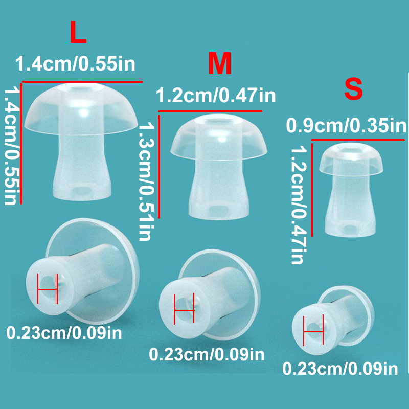 100 adet kulak kapağı yastık i - Silicone Ear Tip Replacement incelemesi ve fiyatı