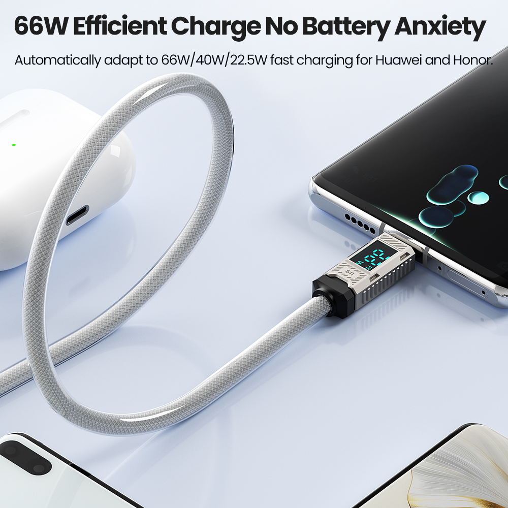 Toocki PD 66W USB C Kablosu 6A - Usb C Earphone incelemesi ve fiyatı