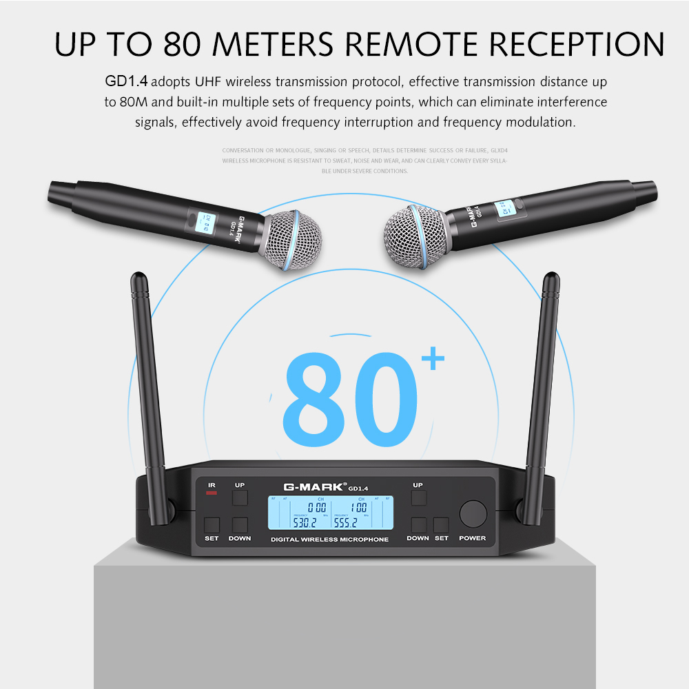 G-MARK GLXD4 Profesyonel UHF K - Shure Mic Sm7B incelemesi ve fiyatı
