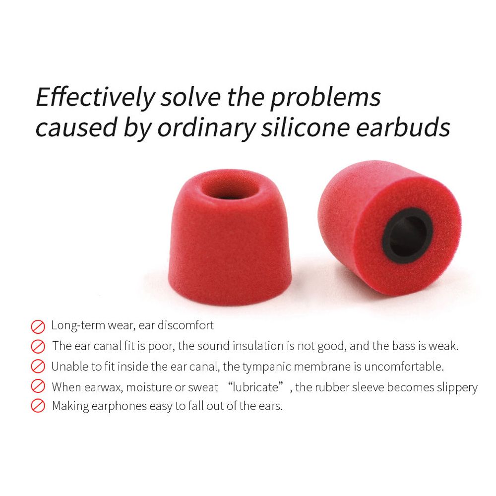 3Pairs yükseltme gürültü izole - Earphone Foam Tip incelemesi ve fiyatı