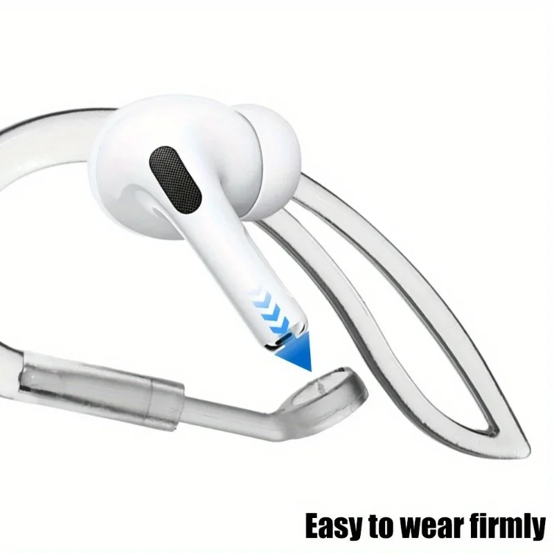 1/2 çift şeffaf kulak kancası  - Sports Earphone Hook incelemesi ve fiyatı
