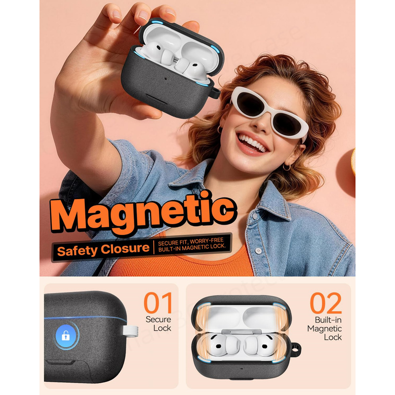    2026 AirPod Pro 3 için Mag - Headphone Case Hard incelemesi ve fiyatı