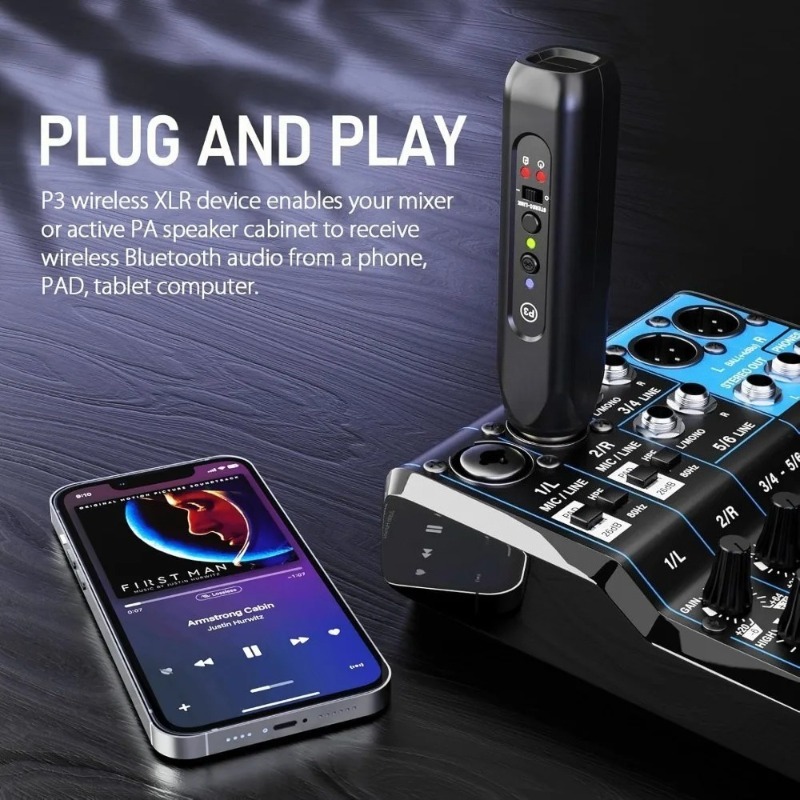 Kablosuz XLR Bluetooth Alıcısı - Bluetooth Adapter Receiver incelemesi ve fiyatı