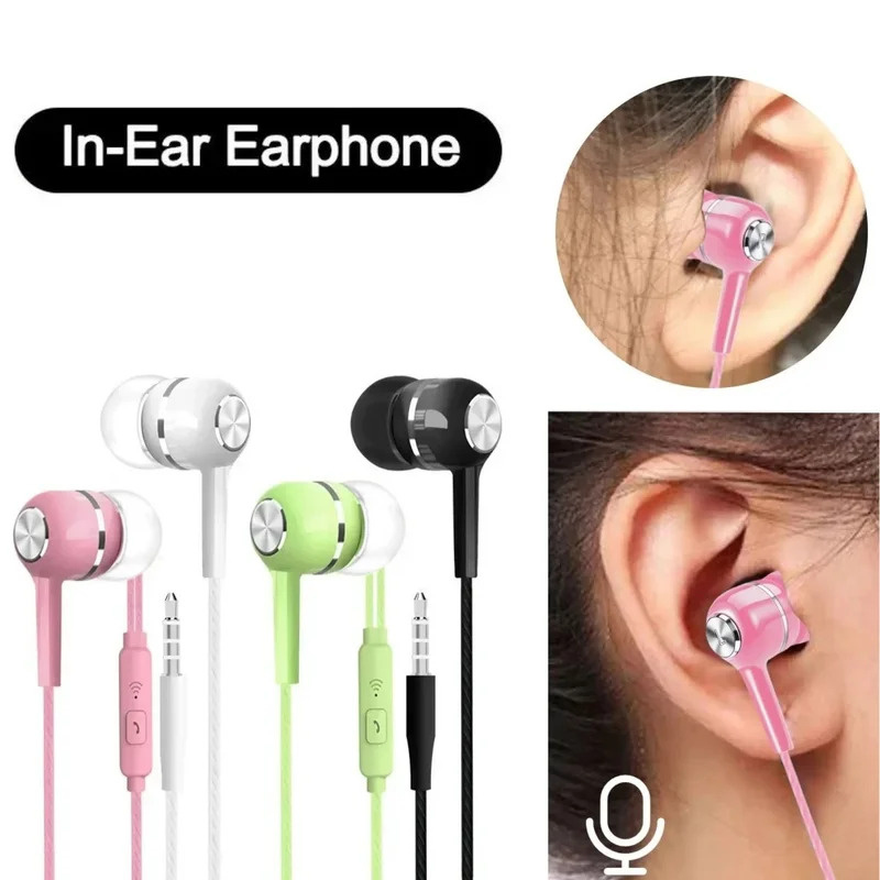 1/2/3/4 adet 3.5mm kablolu kul - Wired Earphone Mic incelemesi ve fiyatı