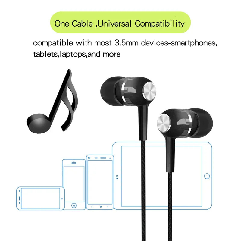 1/2/3/4 adet 3.5mm kablolu kul - Wired Earphone Mic incelemesi ve fiyatı