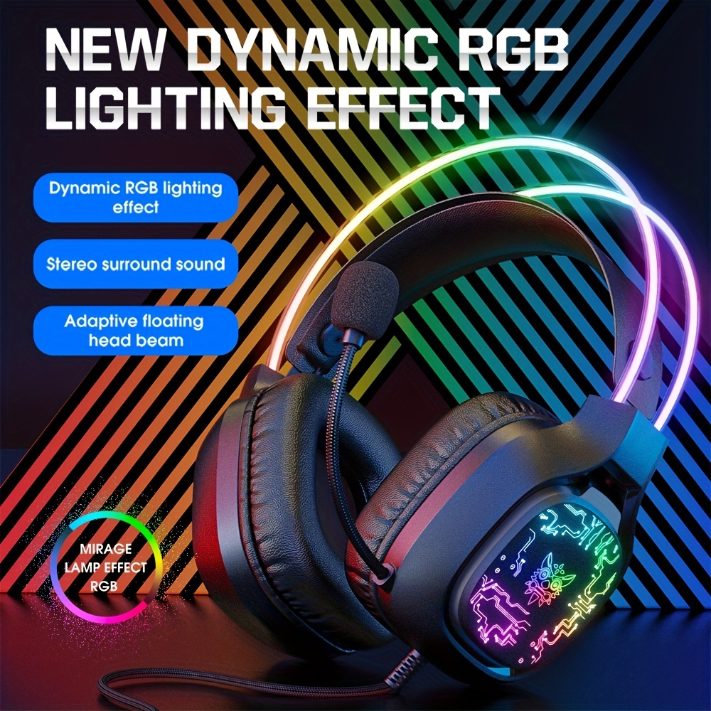 PC PS4 Xbox PS5 için gürültü ö - Gaming Headset Rgb incelemesi ve fiyatı