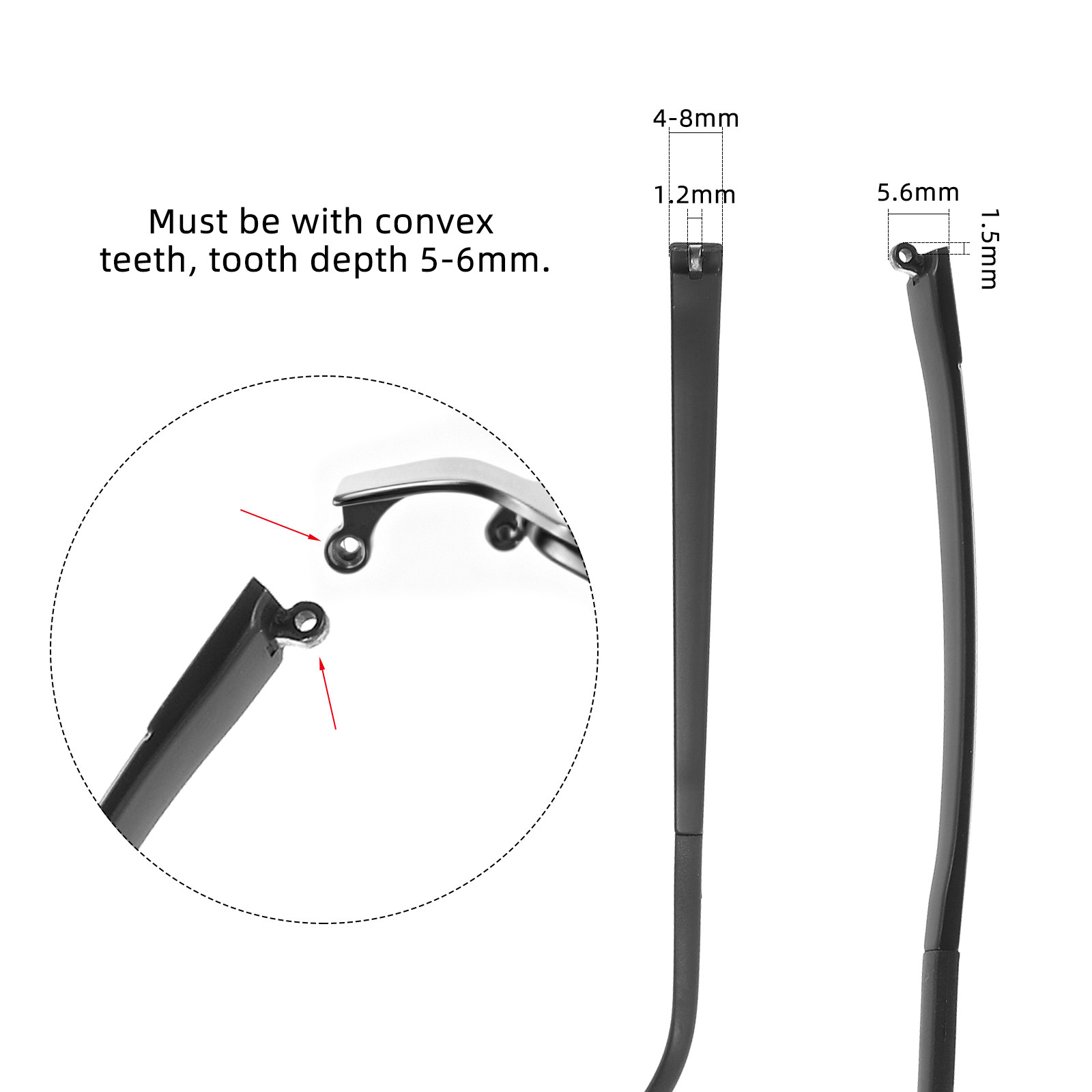 Evrensel Gözlük Sap Uçları Yum - Silicone Ear Tip Replacement incelemesi ve fiyatı