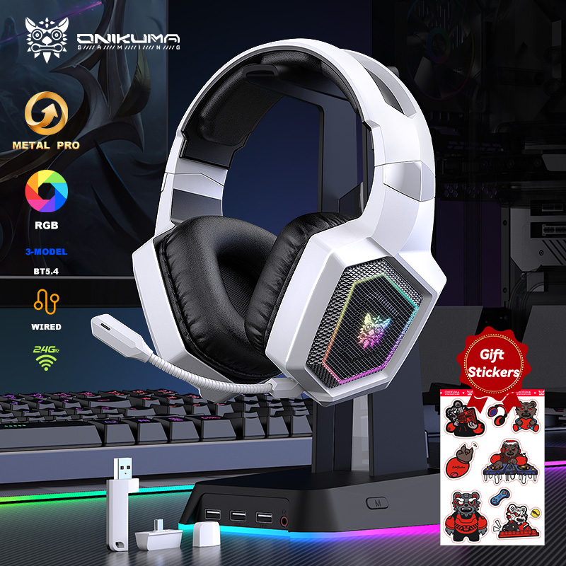 ONIKUMA 2.4 GHz Kablosuz Oyun  - Gaming Headset Rgb incelemesi ve fiyatı