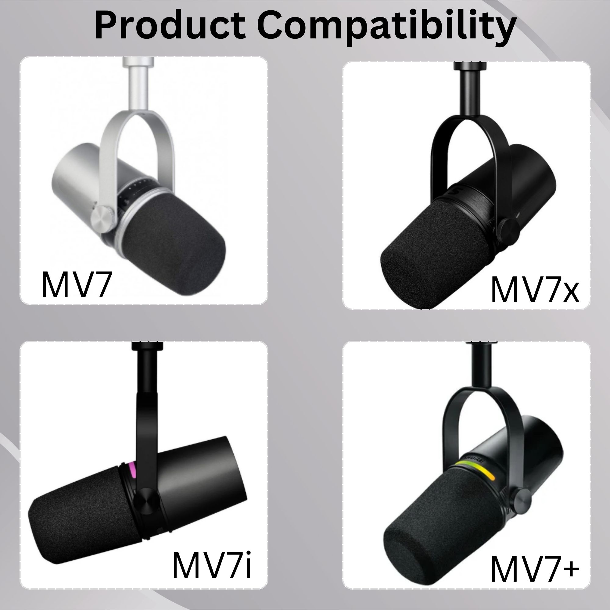 Shure MV7, MV7X, MV7i, MV7+ Mi - Shure Mic Sm7B incelemesi ve fiyatı